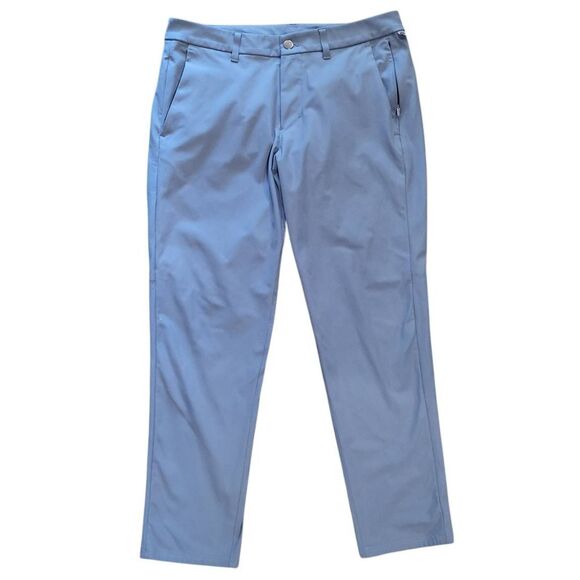 Lululemon Pants Men's 33 Iron Blue Commission Slim Warpstreme Comfort Stretch - Picture 3 of 8